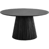 Ebuy24 Osaka Esstisch Ø140cm schwarz.