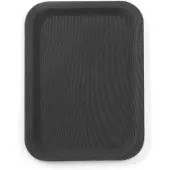 Hendi Serviertablett rechteckig 20x28 cm Fiberglas schwarz