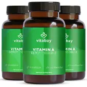 Vitabay Vitamin A 10000 IE 360 St Kapseln