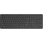 HP 225 Wireless Tastatur, Volle Größe (100%), Kabellos, RF Wireless, Plunger key switch, Schwarz