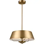 Kichler Elstead Luella Pendelleuchte E14 3-fach Gebürstetes Naturmessing