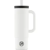 24Bottles - Straw Cup - Ice White - 800 ml