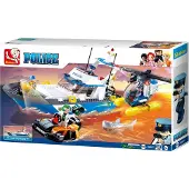 Sluban SL95517 - Polizei Wasser Set