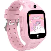 Forever Kinder Smartwatch für Mädchen WiFi Kids See Me! 3 KW-320 Rosa, GPS, IP65, Schrittzähler, Anrufen