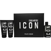 Dsquared2 DSquared² Icon Pour Homme Gift Set 100ml EDP + 100ml Shower Gel + 100ml Aftershave Balm