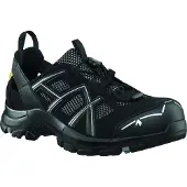 Haix Sicherheitshalbschuh Black Eagle Safety 61.1 Low 610005 S1P ESD SRC DGUV Gr. 47,5 schwarz/silber