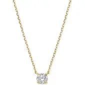 SPARKLE14 Kette Zirkonia 0,8 mm 42 cm - 4 - Gold