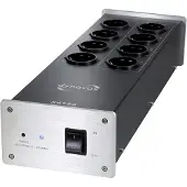 Dynavox HiFi-Steckdosenleiste X4100-B silber 8-fach 230V 2300W 10A
