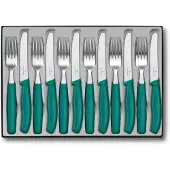 Victorinox Classic, Besteck (Tomatenmesser),12tlg,wellen, grün