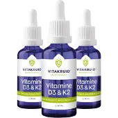 Vitakruid Vitamin D3 & K2 (MenaQ7) mit Tropfpipette (30 ml)