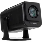 Lumenix Neo Mini-Beamer, Full HD Smart Projektor mit Android 13, Schwarz