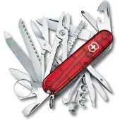 Victorinox Taschenmesser SwissChamp Transparant Red