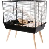 Zolux Neo Muki H58 Nagerkäfig Schwarz Schwarz One Size