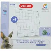 Zolux Erweiterungsset für modulares Gehege - - Neo Park - Rabbit - 4 Gitter