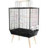 Zolux Neo JILI H80 Vogelkäfig, schwarz