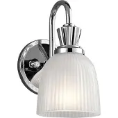 Elstead Lighting Elstead Cora LED Wandleuchte G9 Poliertes Chrom IP44