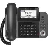 Panasonic KX-TGF320E, DECT, Schwarz, LCD, AAA, 1,88 - 1,9 Hz, Wall/Desk