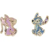 Disney Stitch & Angel Mismatch Ohrstecker, Messing / Sockel