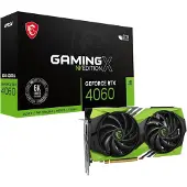 MSI GAMING GeForce RTX 4060 X NV EDITION 8G, GeForce RTX 4060, 8 GB, GDDR6, 128 Bit, 7680 x 4320 Pixel, PCI Express 4.0