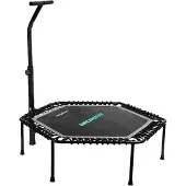 Cecotec Drumfit Jump 1270, Rund, Schwarz, Blau, 100 kg, 7 Bein(e), 127 cm, 1270 mm