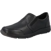 Solidus Herren Halbschuhe im Sneaker-Stil mit Slip-On-Design und Elastikeinsatz aus Leder