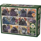 Cobble Hill Puzzle Rabenjä ger 1000 Teile