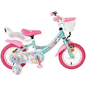 Volare Unicorn Kinderfahrrad - Mädchen - 12 Zoll - Grün