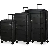 American Tourister Skymax - Set mit 3 Koffern, schwarz