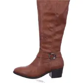 Rieker Damen Stiefel elegant mit Schnalle und Vario Schaft 73990, Größe:38 EU, Farbe:Braun