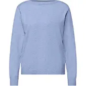 Street One Strickpullover U-Boot-Ausschnitt mit Strukturdetails