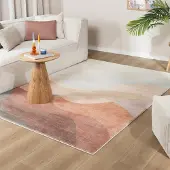 FRAAI Moderner Teppich - Field Terra Rot 80x150 cm