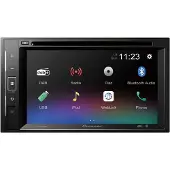 Pioneer AVH-A240DAB Doppel-DIN Moniceiver, 15,75 cm (6,2 Zoll) Display, Radio, DAB+, MP3-Wiedergabe, DVD-Player, USB, Bluetooth, iPod/iPhone-Steuerung, Smartphone-Steuerung