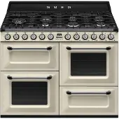 Smeg Tr4110 110 Cm Gasherd Mit Backofen 7 Brennern