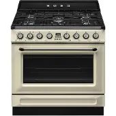 Smeg Tr90gm 90 Cm Gasherd Mit Backofen 5 Brennern
