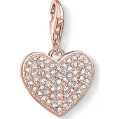 Thomas Sabo Charm-Anhänger Herz Pavé