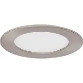 Briloner LED Einbauleuchten 3er Set IP44 7W silber 4000K Kunststoff Ø12cm