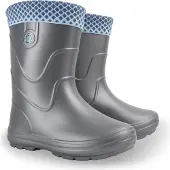 Demar VIBES KINDER GUMMISTIEFEL ISOLIERTE LEICHTE REGENSTIEFEL Größe: 32/33, Herstellerfarbe: Grau