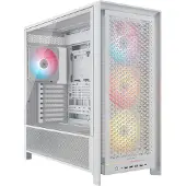 Corsair FRAME 5000D RS ARGB, Midi Tower, PC, Weiß, ATX, EATX, micro ATX, Mini-ITX, Kunststoff, Stahl, Gehärtetes Glas, Gaming