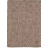 Jollein Decke 75x100 cm Box Knit, Milky Coffee