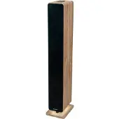 Thomson DS702 Bluetooth-Lautsprecherturm 120W aus Holz Schwarz mit Fernbedienung