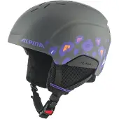 Alpina Skihelm Pizi Kinder Midnight/Grey Leo Matt-51 - 55 cm