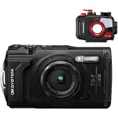 OM SYSTEM Tough TG-7 schwarz Tauchkit