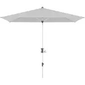 Doppler Knirps, Sonnenschirm / Mittelmastschirm "Apoll 300 x 200", light grey, 300 x 200 cm