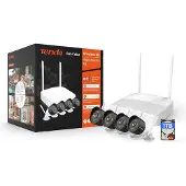 Tenda Drahtlose HD-Videosicherheitsset mit 4 Kanälen, 2K-Kamera und 1 TB Speicher