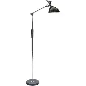 Beliani LED-Stehlampe Silber Metall und Kunststoff 169 cm Dimmbar CCT Verstellbarer Arm und Schirm Moderne Beleuchtung Bogenlampe Heim Büro