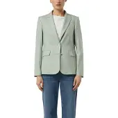Comma Blusenblazer mit Viskose und in melierter Optik