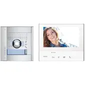 Bticino Flex"ONE Video-Set, Türstation SFERA, 1 und 2 Ruftasten, CLASSE300 X13E, 1 Stk.