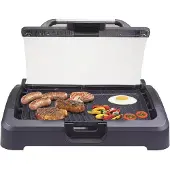 Beper 90.871 Elektrischer Tischgrill, 2200 Watt, Thermostat