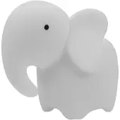 Eco-Light LED-Nachttischlampe, kabellos, wiederaufladbar, Elefant, RGB, mit Fernbedienung