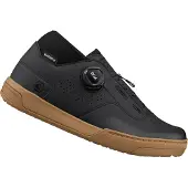 Shimano GF800, SCHUH, WOMEN, FLAT, BLACK/AMBER, GR. 40 Fahrradschuhe - 800,.